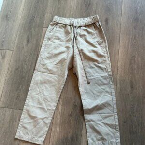 Citizens of Humanity Pull On Pant Cotton Flax Green Size XS